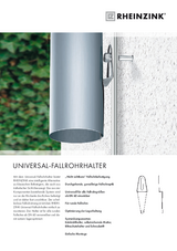 Universal-Fallrohrhalter